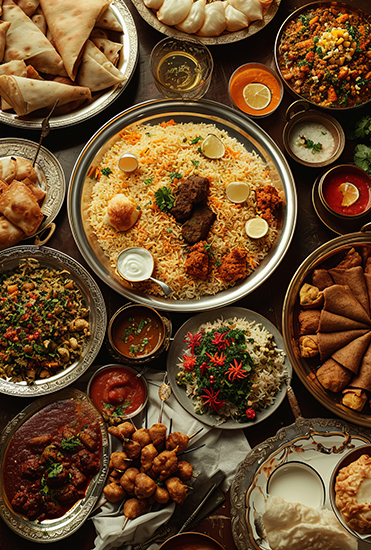 Indian and Pakistani halal food catering services from indian pakistani cuisines in GTA, Brampton, Mississauga, Caledon & other area of Ontario.